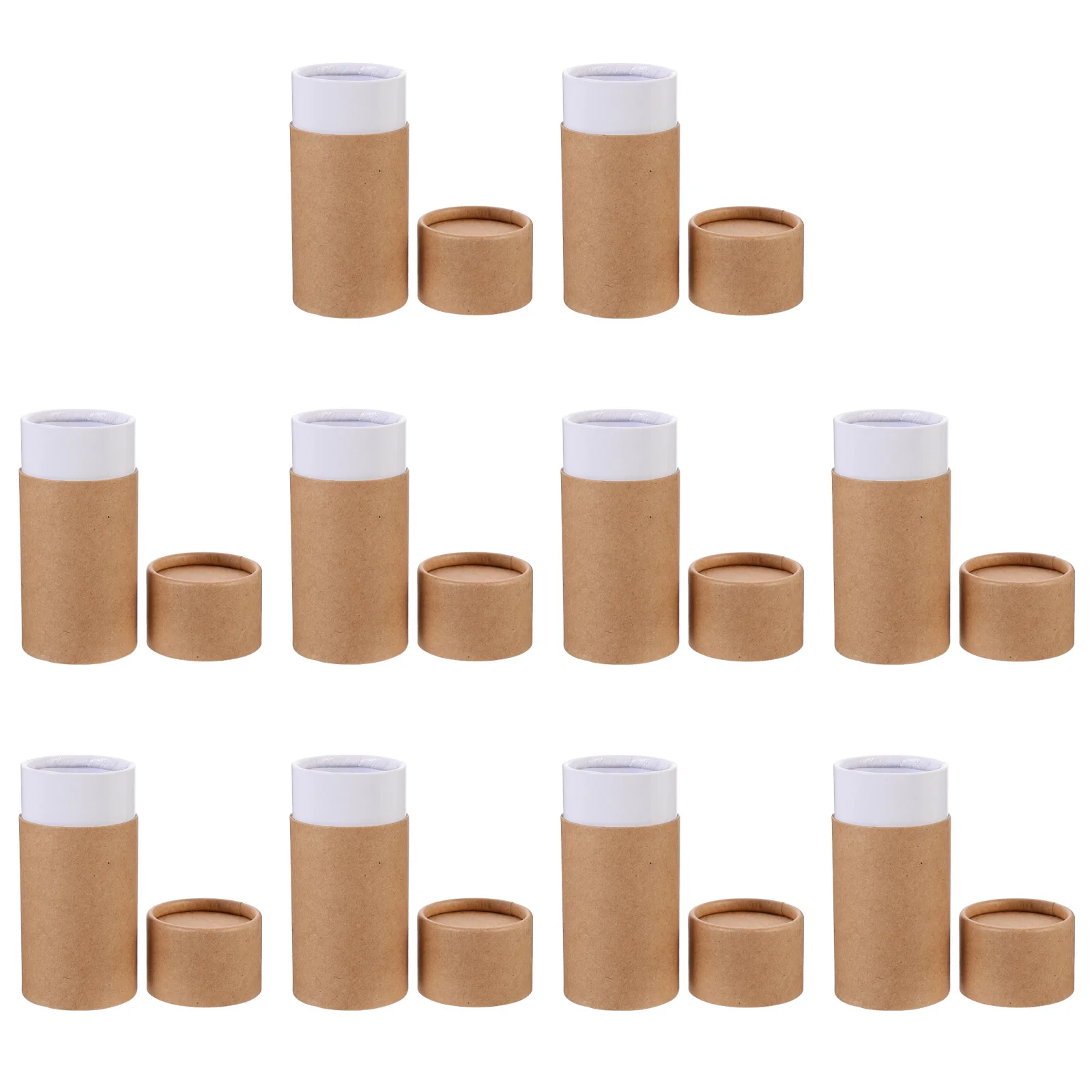 

10pcs Tube Jewelry Box Cardboard Deodorant Containers