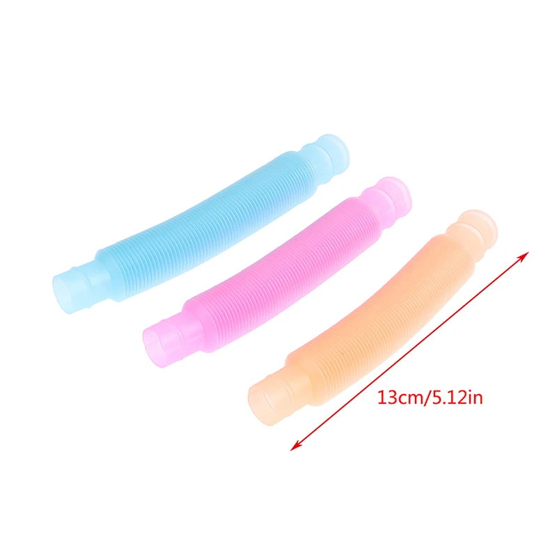 5 шт. мини-поп-трубки светящаяся игрушка для декомпрессии телескопическая трубка