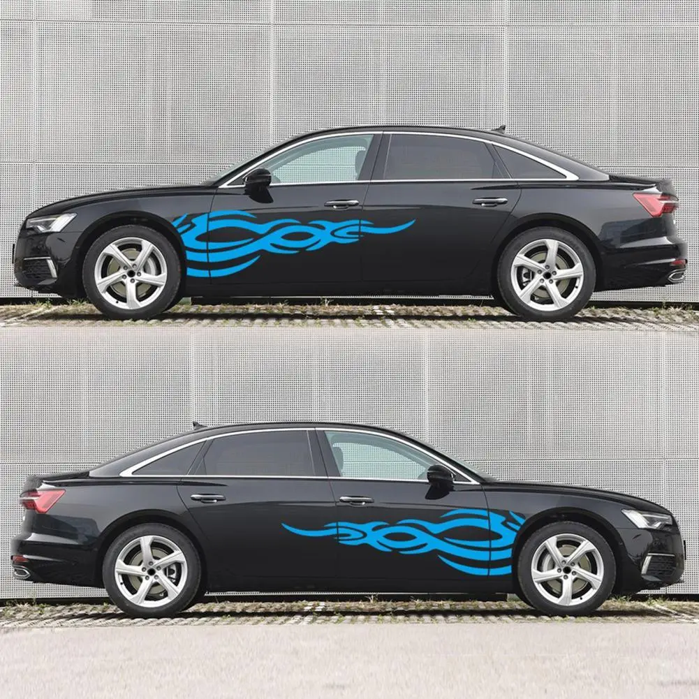 

2Pcs Car Decal Stylish Long Lasting Delicate Simulation Flame Car Decal for ATV Car Sticker Car Decal