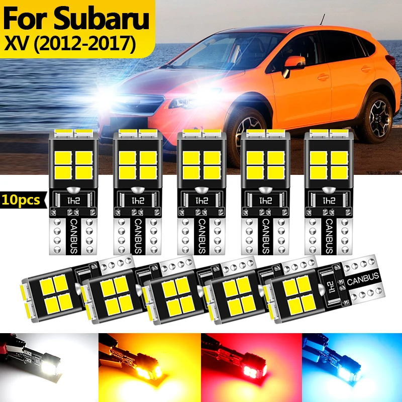 10 шт. 12 В для Subaru XV 2012 2013 2014 2015 2016-2017 светодиодный габаритный фонарь стояночная