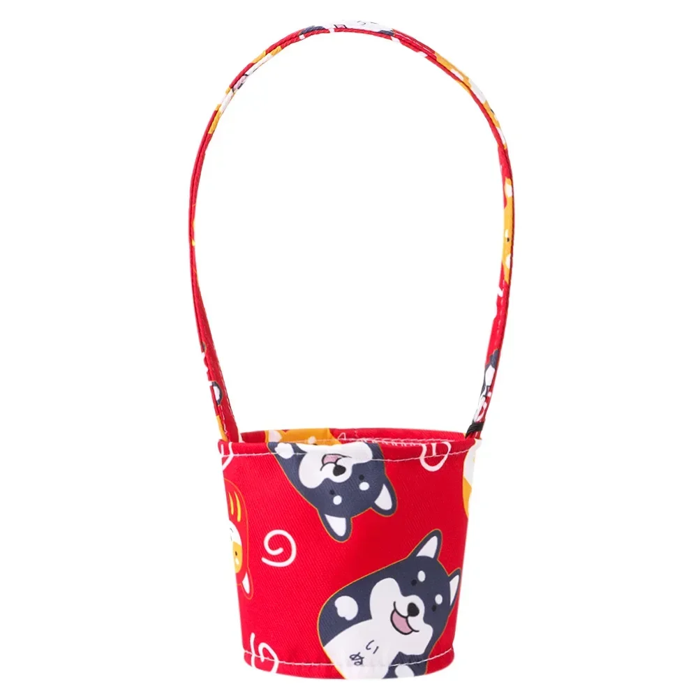 

Регулируемый чехол для бутылки из хлопка и подклада