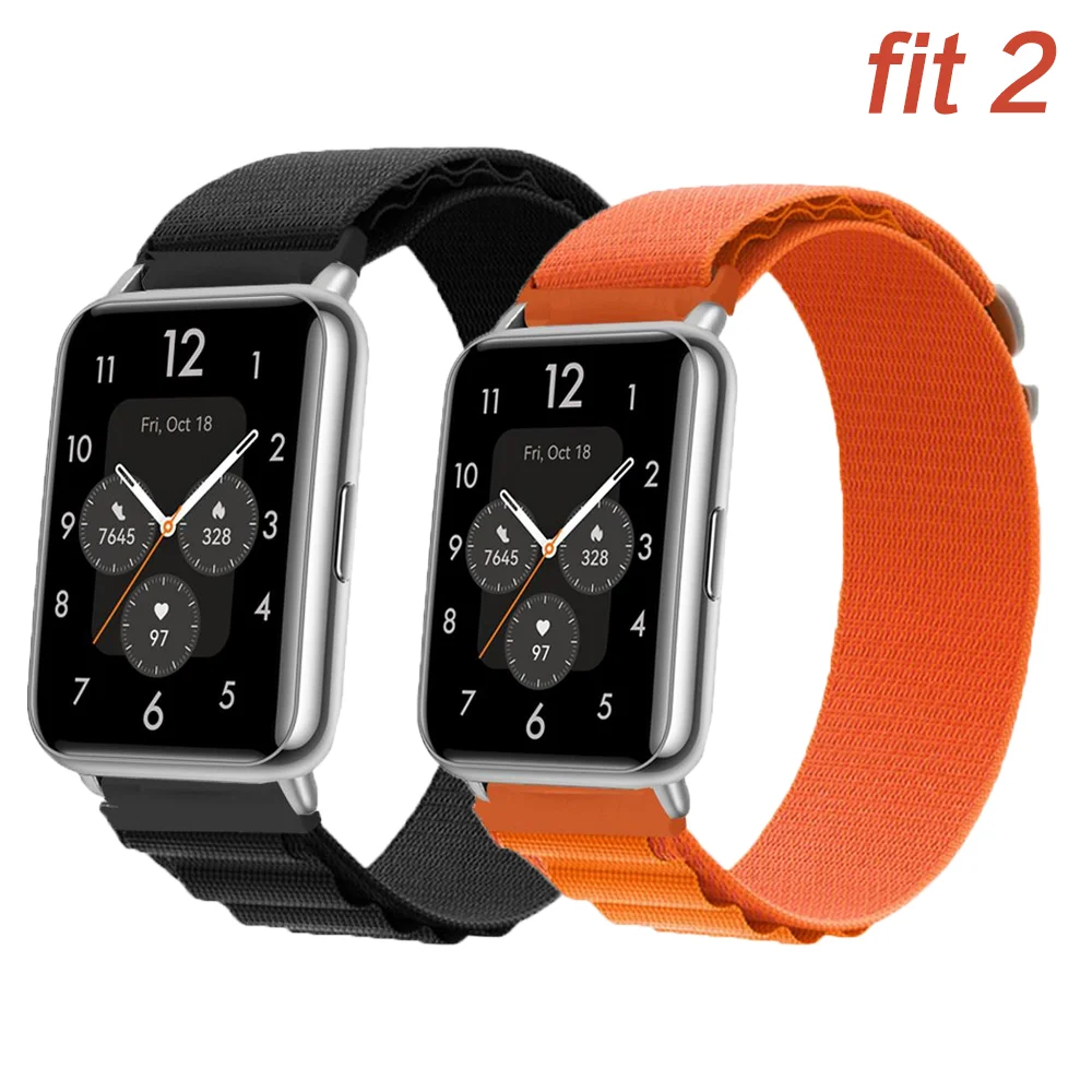 Band For Huawei Watch Fit 2 Strap wristband Accessories Nylon Alpine Loop watchband Bracelet Correa for Huawei Watch fit2 band