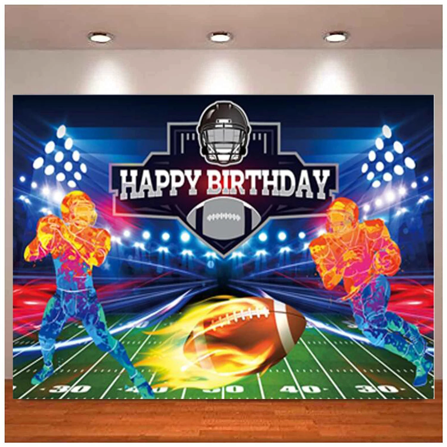 Фон для фотосъемки с изображением футбольного мяча на день рождения, тематический фон для детской фотосъемки с тортом, предметы одежды