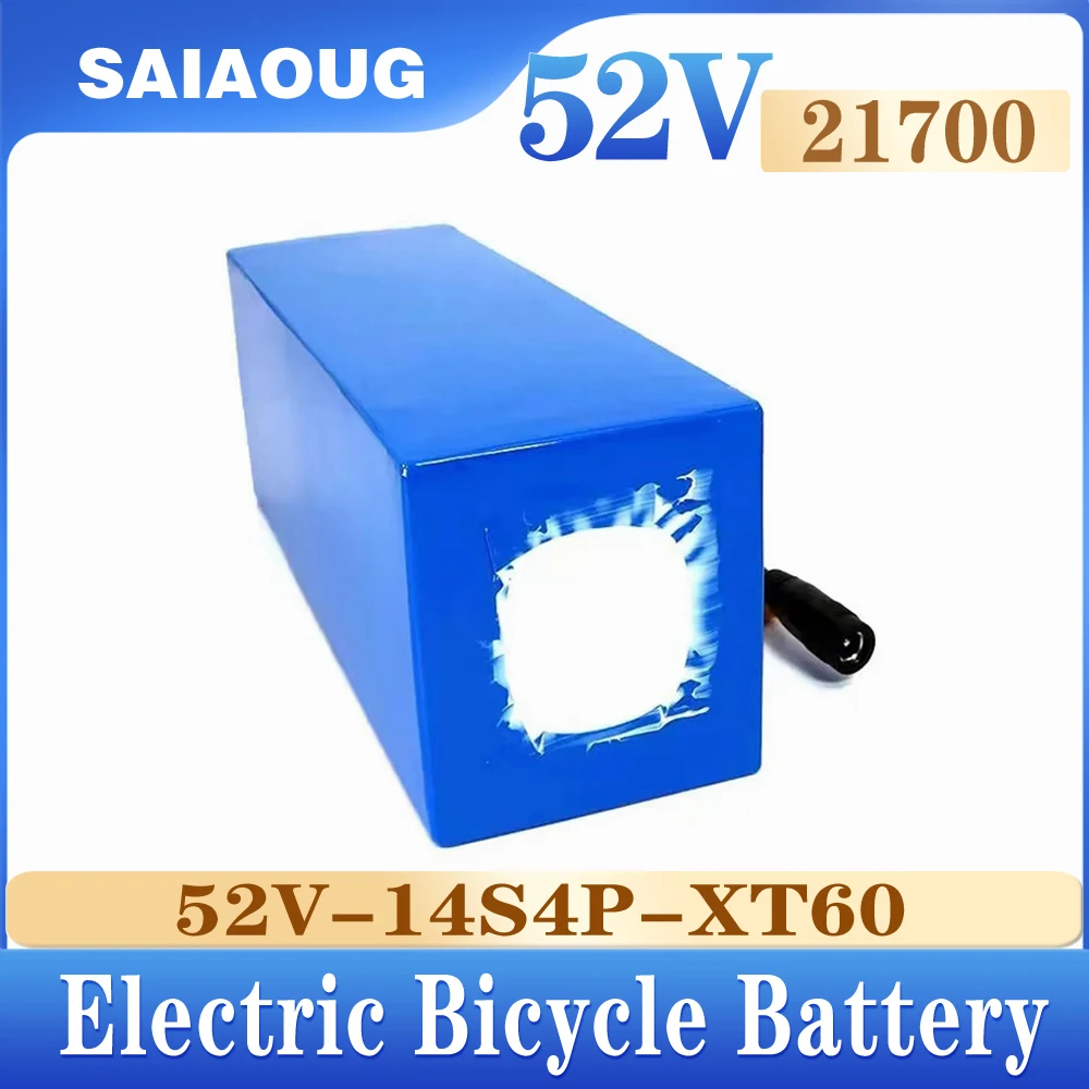 Блок литий-ионных аккумуляторов 52 в 21700 оригинальный аккумулятор 20 30 35 40 45 50 Ач