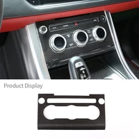 for land rover range rover sport 2014 2017 real carbon fiber car center console ac switch volume panel cover trim accessories