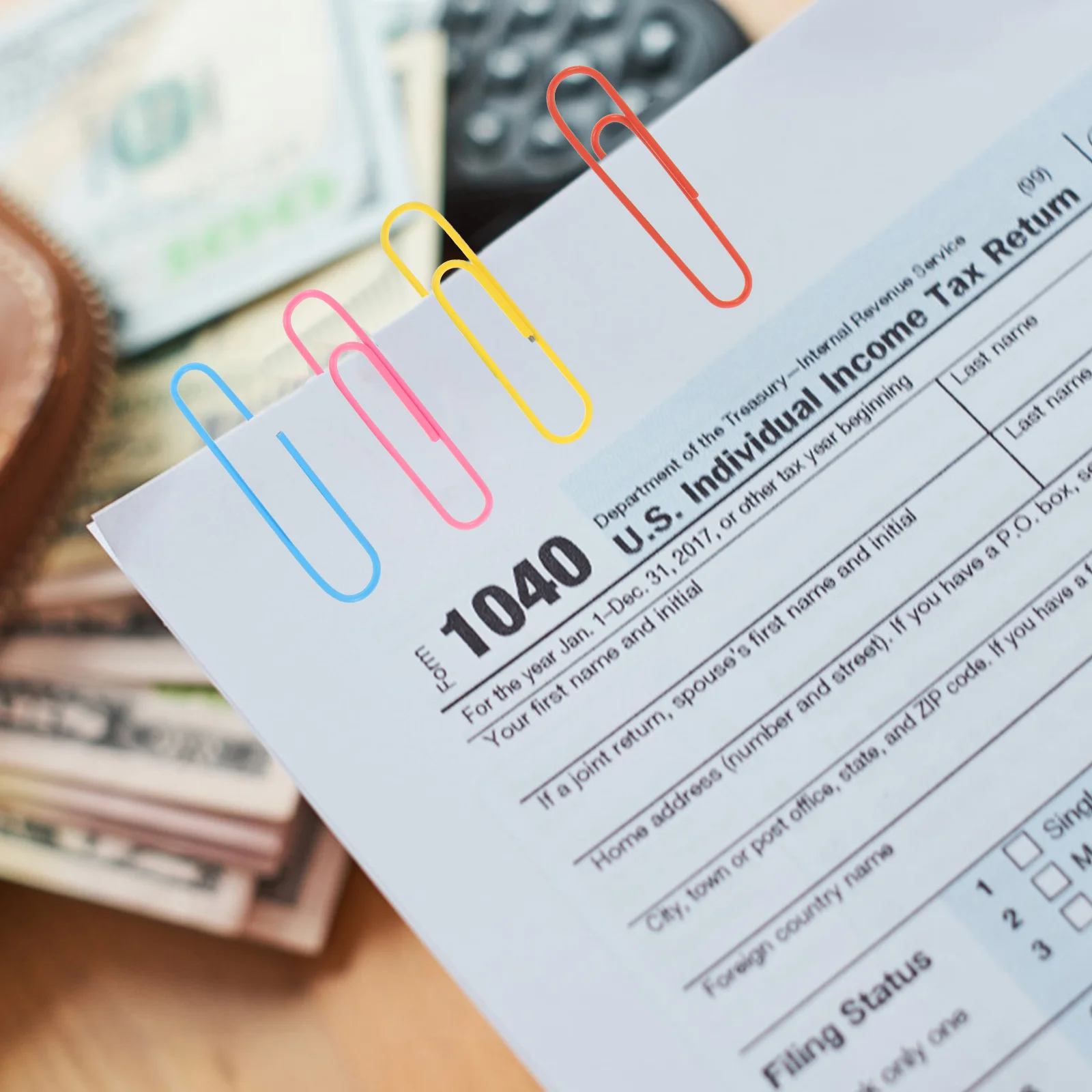 

1 Box Small Paper Clip Ornaments File Document Clips Office Document Clips Colored Clips