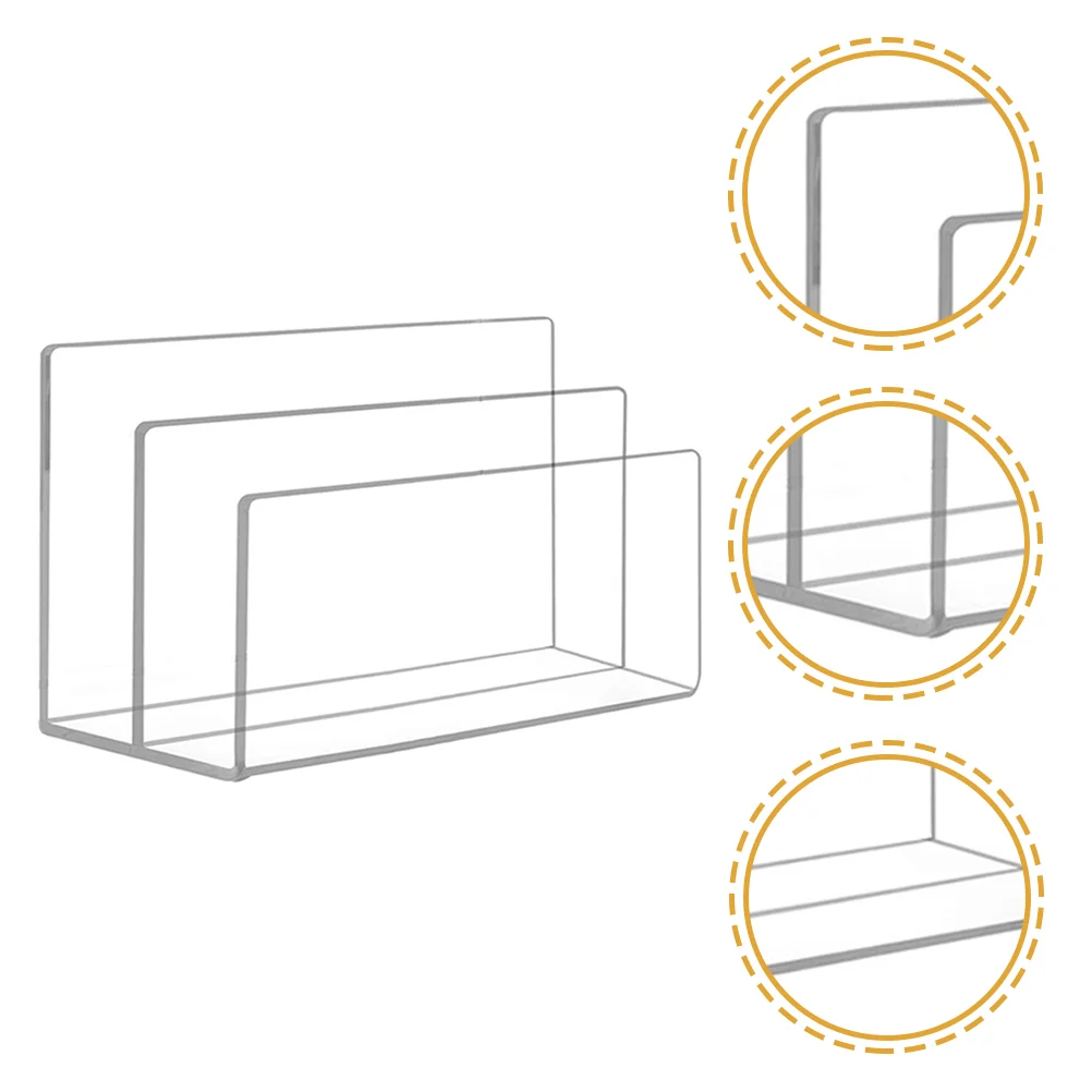 

Подставка для файлов, вертикальные папки с надписью, держатель для купюр, акриловая настольная подставка для офиса