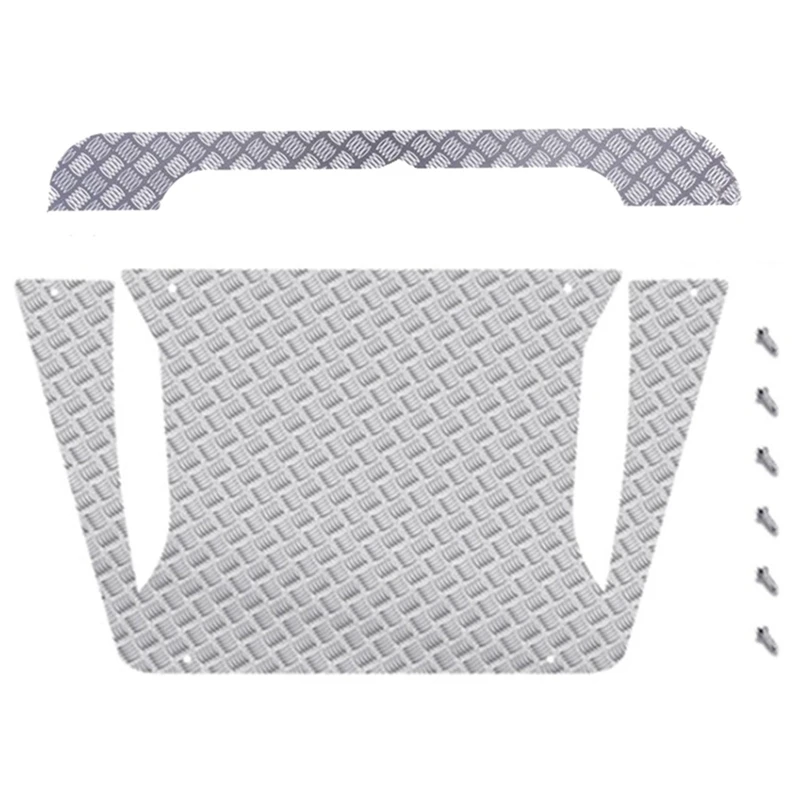 

Панель крышки двигателя, Центральная противоскользящая пластина с защитной панелью, противоскользящая полоса, для радиоуправляемого автомобиля MND90 D99S MN99S 1/12