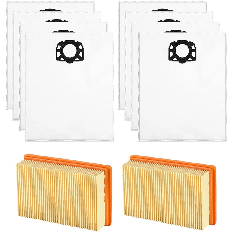

WD4 Replacement Bag Compatible for Karcher MV4 MV5 MV6 WD4 WD5 WD6 Wet and Dry Vacuum Cleaner 10PCS