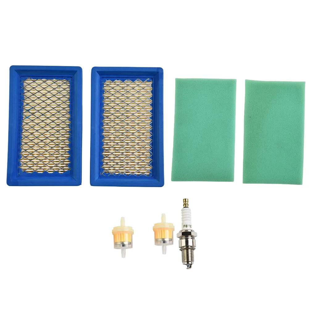 

2 Sets Air Filter Spark Plugs Kit For Honda GXV140 17211-ZG9-800 Side Mount Lawn Mower Replacement Parts Garden Tool