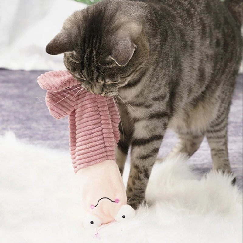 

Electric Catnip Toy Interactive Flopping Lobster Cat Toys Kitten Exercise Cat Accessories