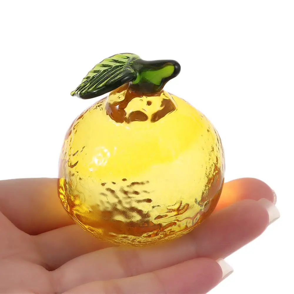 Стеклянная оранжевая фигурка оранжевого цвета 47 6*52 4 мм хрустальная статуя