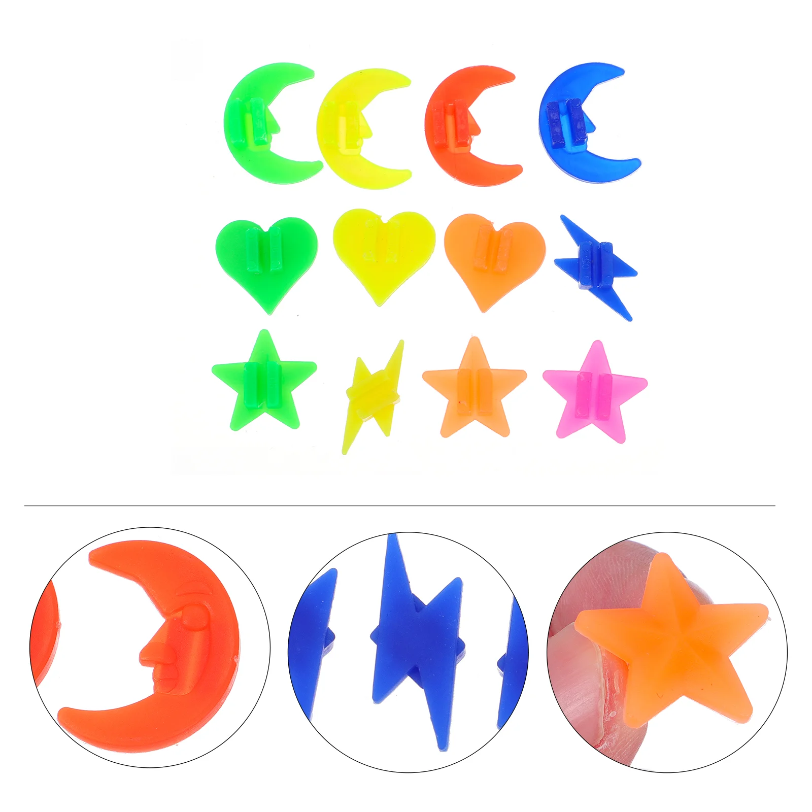 

2 Bags/72 Skins Pipe Trim Decoration Wheel Line Beads Mountain Bike Kids Clip Round Spoke Wraps Cycling Decors Luminous