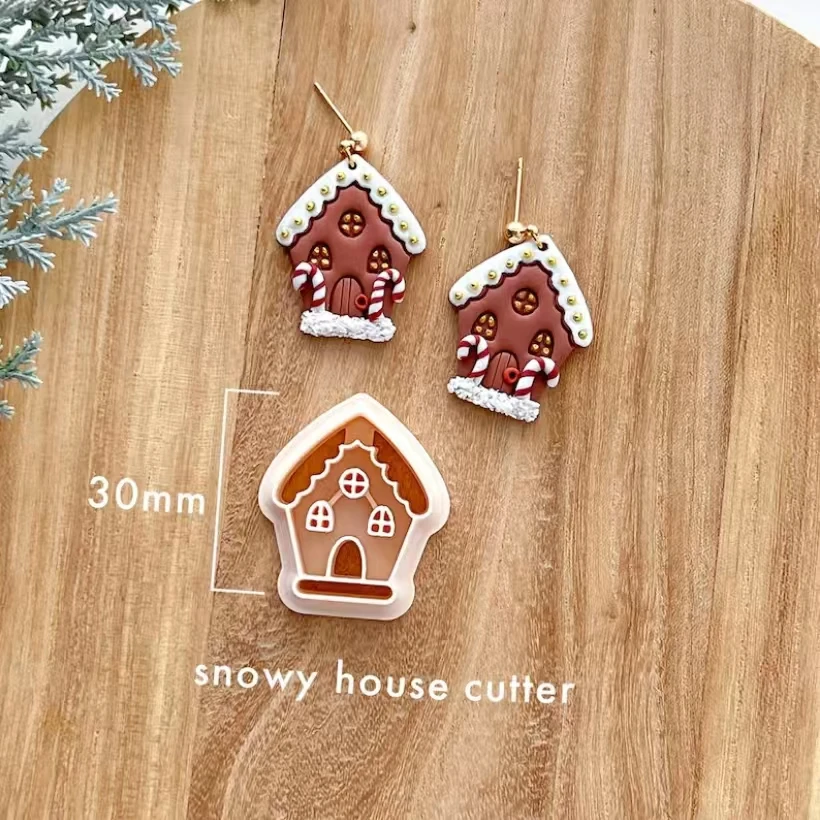 Рождественские фрезы для полимерной глины | Фрезы зимней Набор резаков Резаки