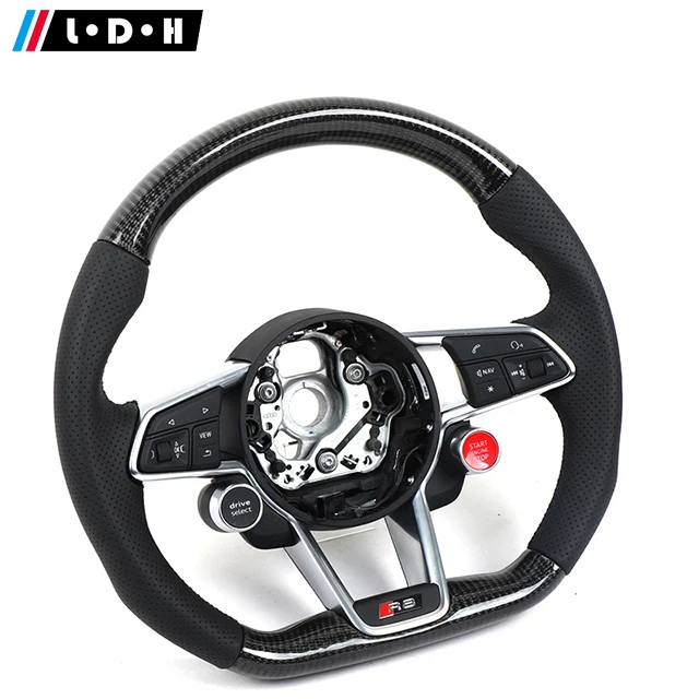 

Customizable Carbon Fiber LED Steering Wheel For Audi 2016-2019 TTS R8 TTRS TT