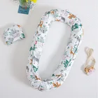 Складное спальное гнездо для новорожденных, кровать с подушкой, уличная люлька, детская кроватка, забор, съемный домик