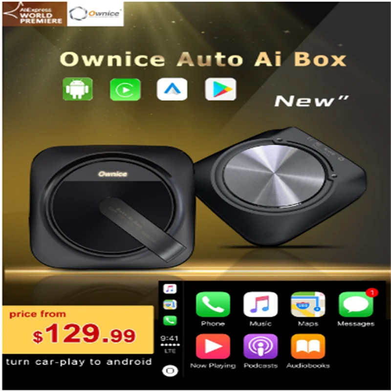 

Ownice Android 11 Wireless CarPlay Ai Box Apple Car Play Android Auto Youtube Netfix For Mercedes Benz B-Class T245 2010-2018