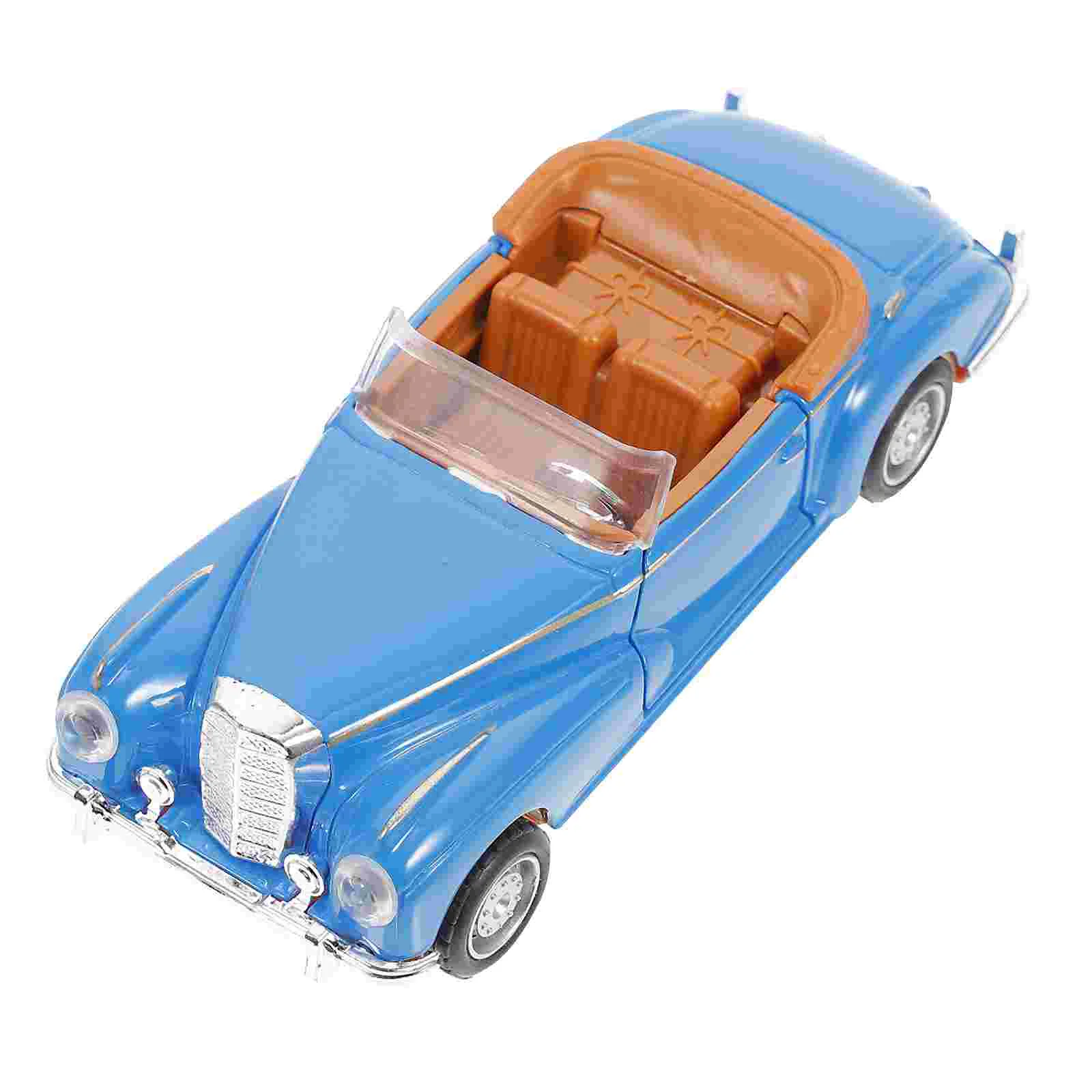 

Car Decor Model Truck Vintage Metalvehicle Cars Farmhouse Diecast Alloy S Red Table Classic Old Antique Figurine