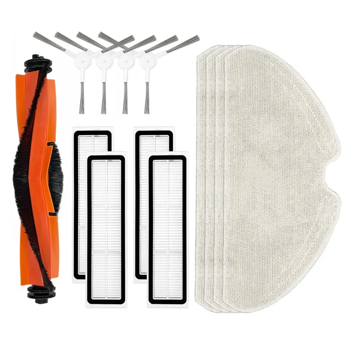 Для Dreame F9 Pro роликовая боковая щетка Hepa фильтр тряпка для швабры аксессуар