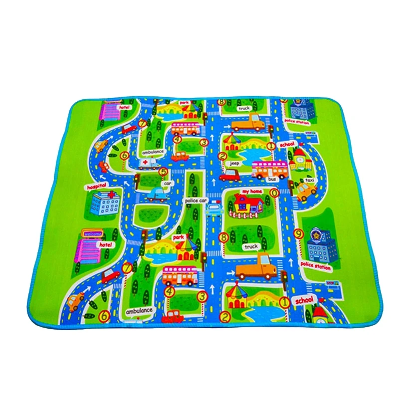 

Портативный детский коврик из нетоксичного материала, детский игровой коврик, большой складной портативный коврик для ползания