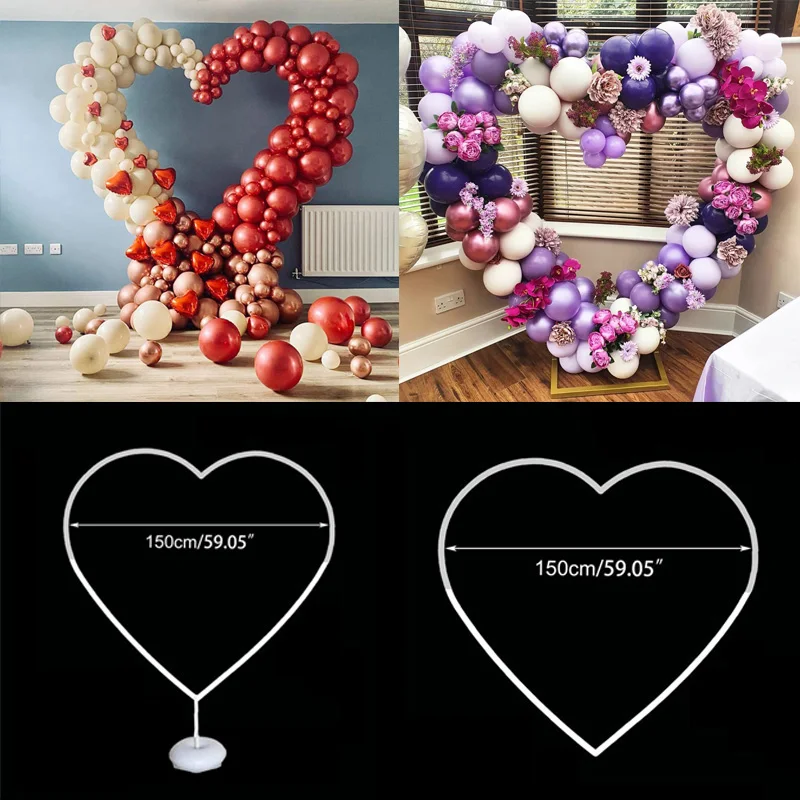 

Кольцо-дуга с шариками в форме сердца, 150 см