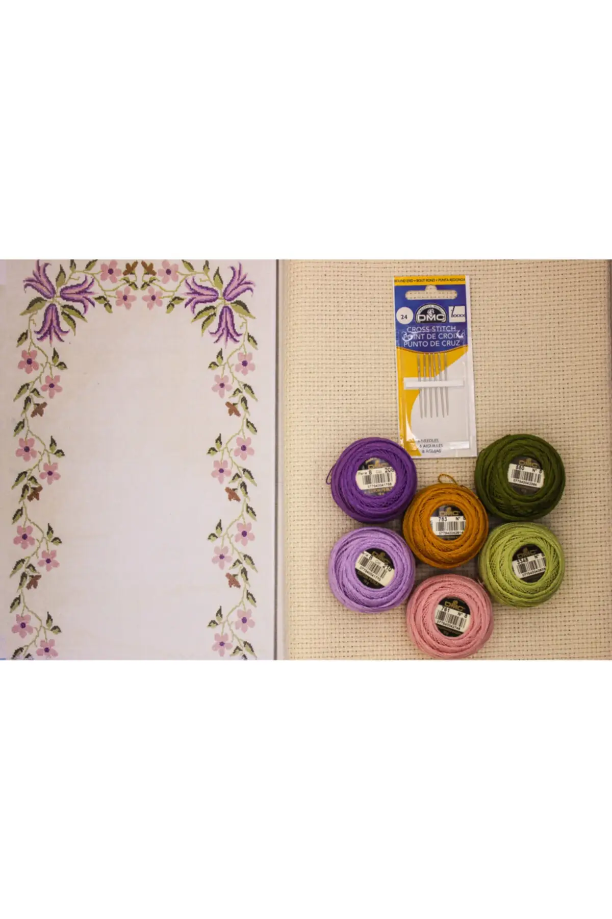 

Etamine-Cross-stitch Seccade Kit Suitable Cream Color-Set-3 Embroidery Kits Hobby Supplies & Entertainment Living