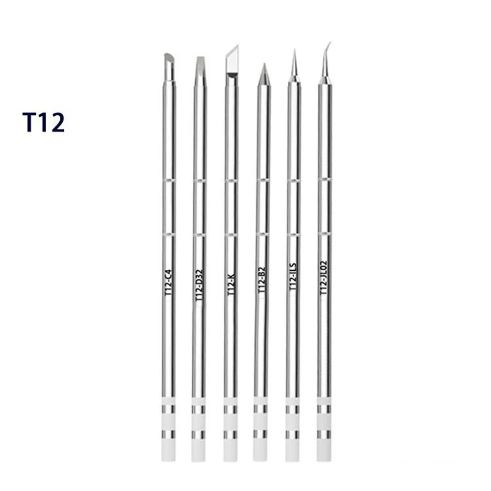 1 шт. T12 паяльные жала инструменты T12-B/B2/C1/BC2 сменные для паяльной станции FX-951