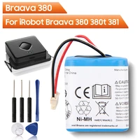 original replacement battery for irobot roomba 380 380t 381 mint 5200c 5200 390t rechargable battery 2000mah with free tools