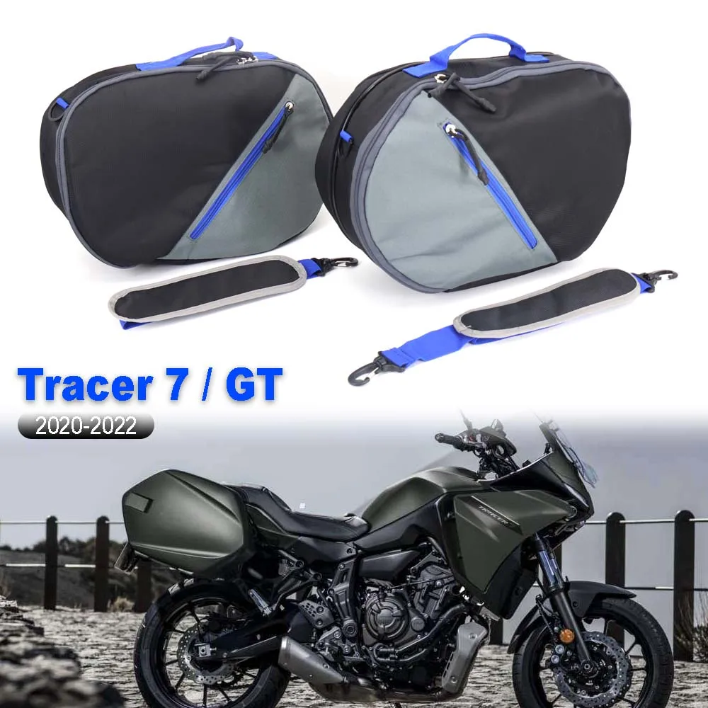 Enlarge Tracer 7 / GT motorcycle side luggage bag saddle liner bag 2020 2021 2022 Saddle Bags luggage bags For Yamaha TRACER 7 / 700 GT