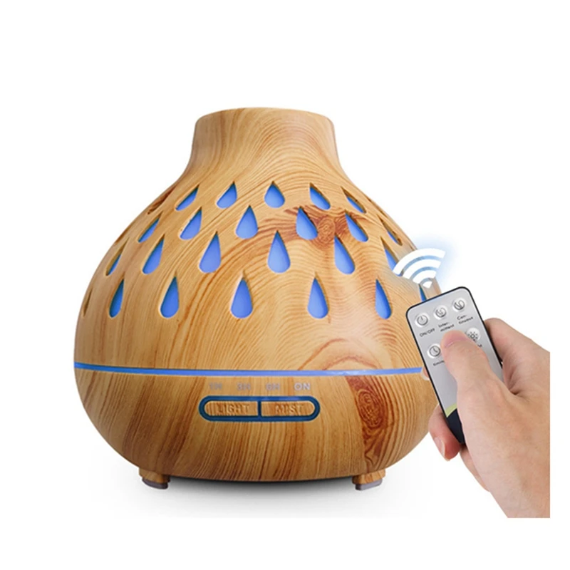 

USB Humidifier 400ML Colorful Night Light Aromatherapy Essential Oil Diffuser For Home EU Plug -A