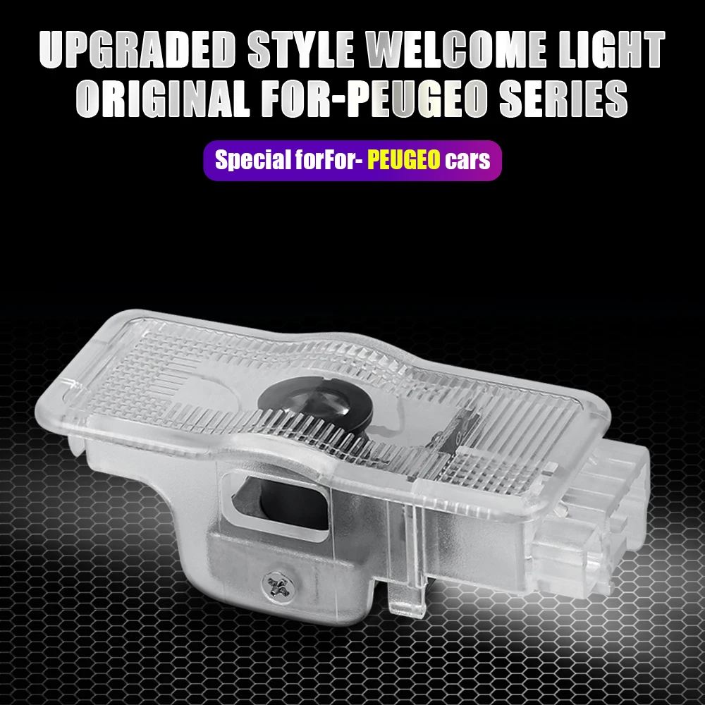 2 шт. декоративный значок для двери автомобиля Peugeot 108 206 301 308 307 208 207 3008 408X