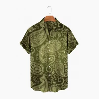 perris shirts summer new hawaiian mens womens short sleeve shirts trend pattern printed tops oversized shirts mens clothing