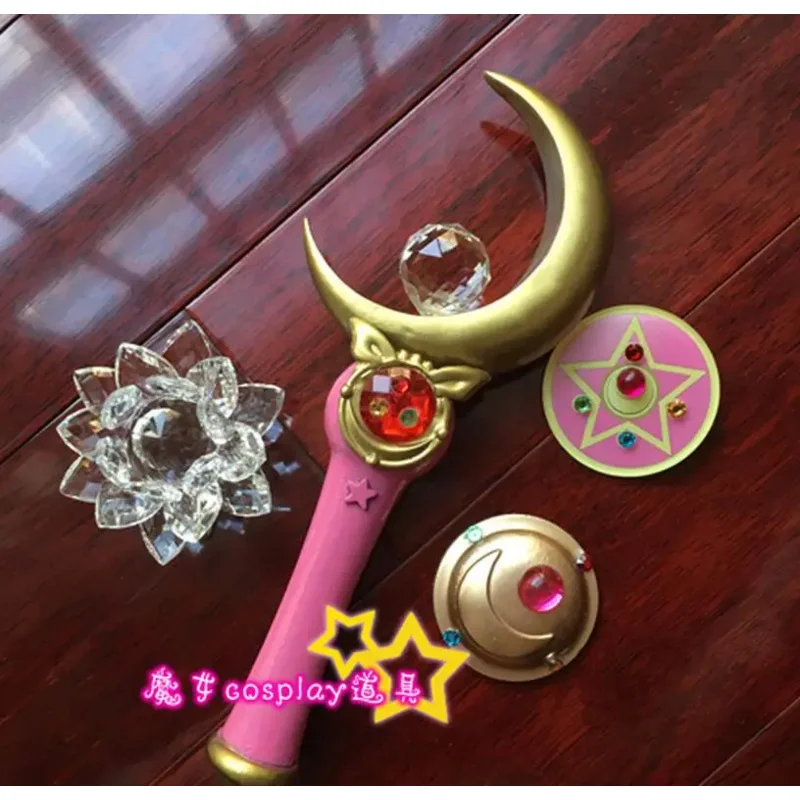 Moon Queen Serenity Henshin Wand Stick Rod Ручная работа Косплей Опора