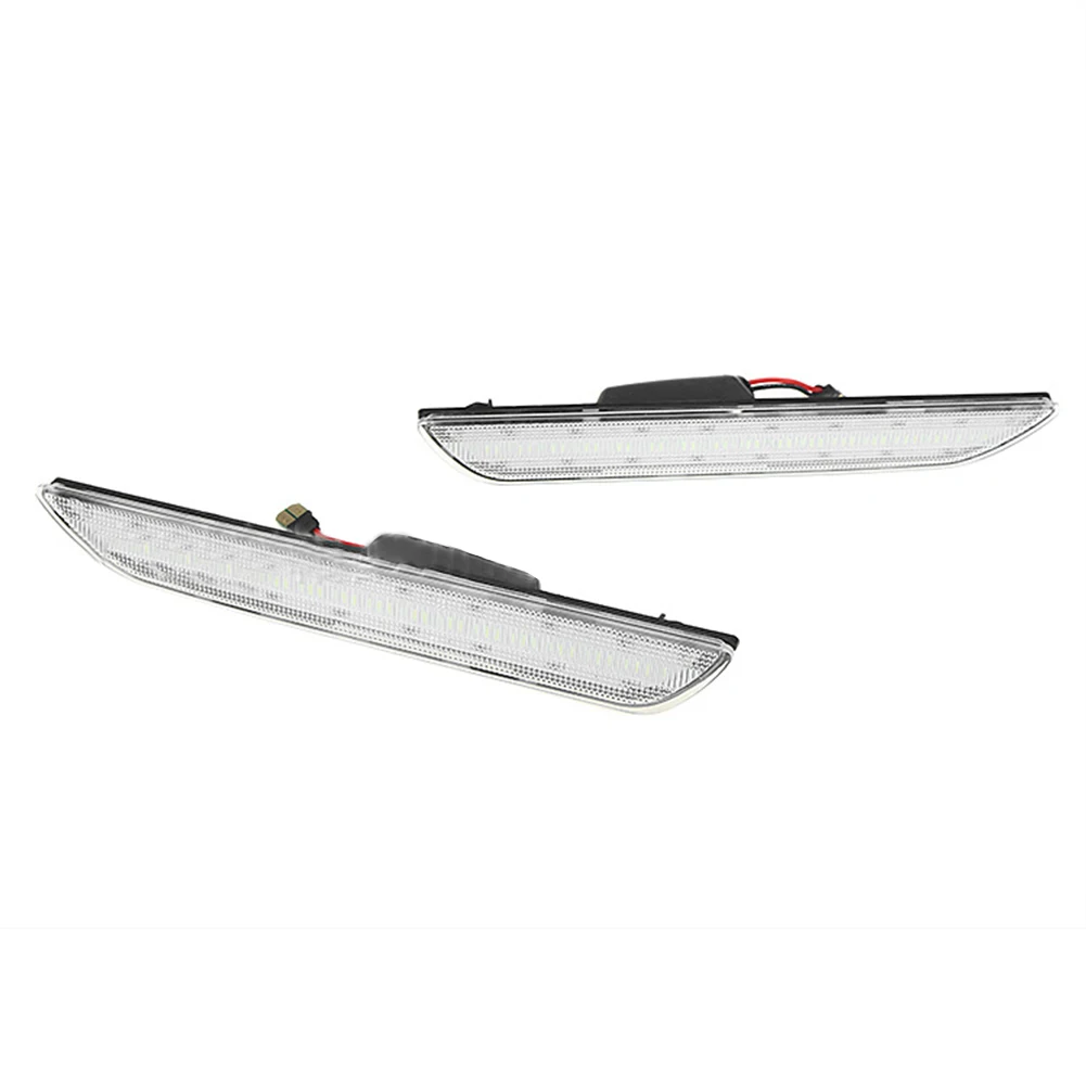 

For Ford Mustang 2015 1pc Side Marker Lights Fender Turn Signals For Ford Mustang 2015-2022 PC Shell + LED Light