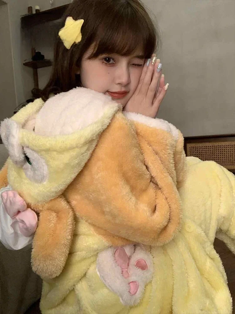 Япония GP Chef Dog Cake пижамы женские осенне-зимние коралловый флис утолщенная