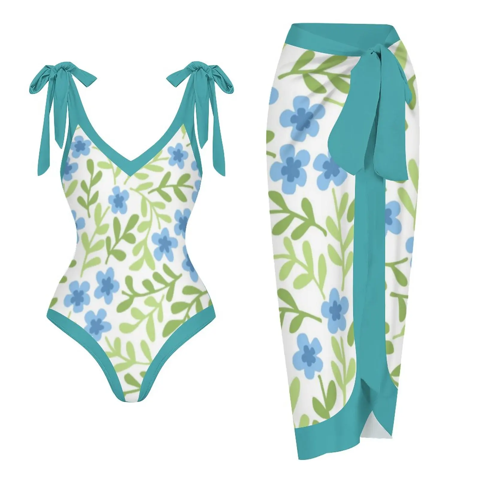 Женский раздельный купальник с чашками пуш-ап