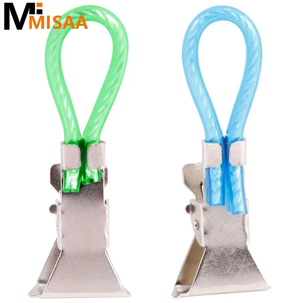 

Clothes Pegs Stainless Steel Metal Pegs Multi Coloured Clip On Hooks Waterproof Kitchen Gadgets Tea Towel Clips Multifunctional