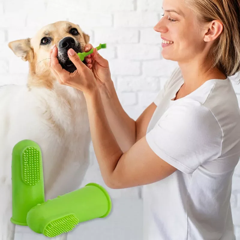

2022JMT Dog ＆ Cat Accessories Pet Toothbrush Dog Brush Addition Bad Breath Tartar Teeth Care Dog Cat Cleaning Mouth