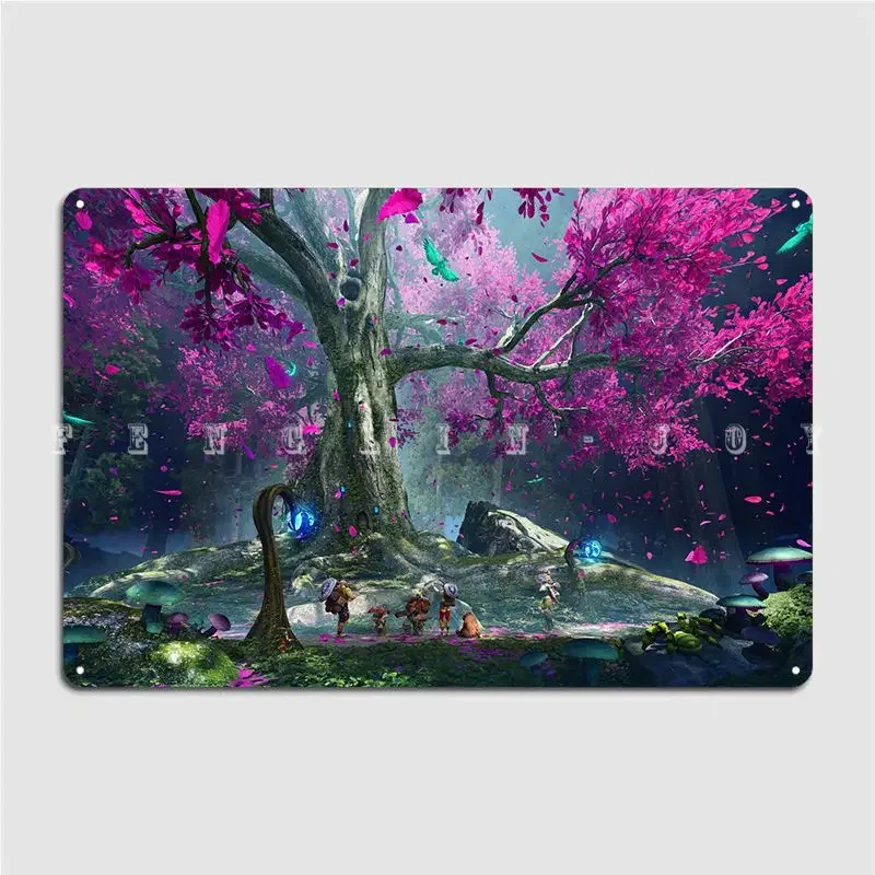 Широкий металлический знак Teldrassil клубная вечеринка индивидуальный декор для