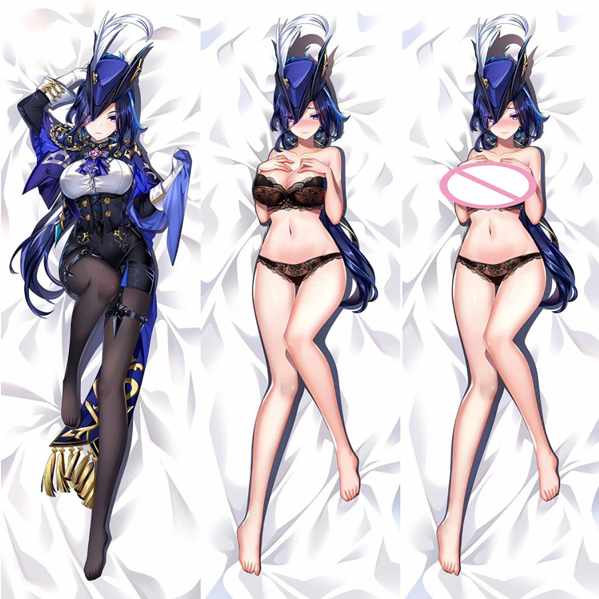 Genshin Impact Clorinde Dakimakura аниме наволочка Scaramouche Oatku Throw King подушка двухсторонняя с