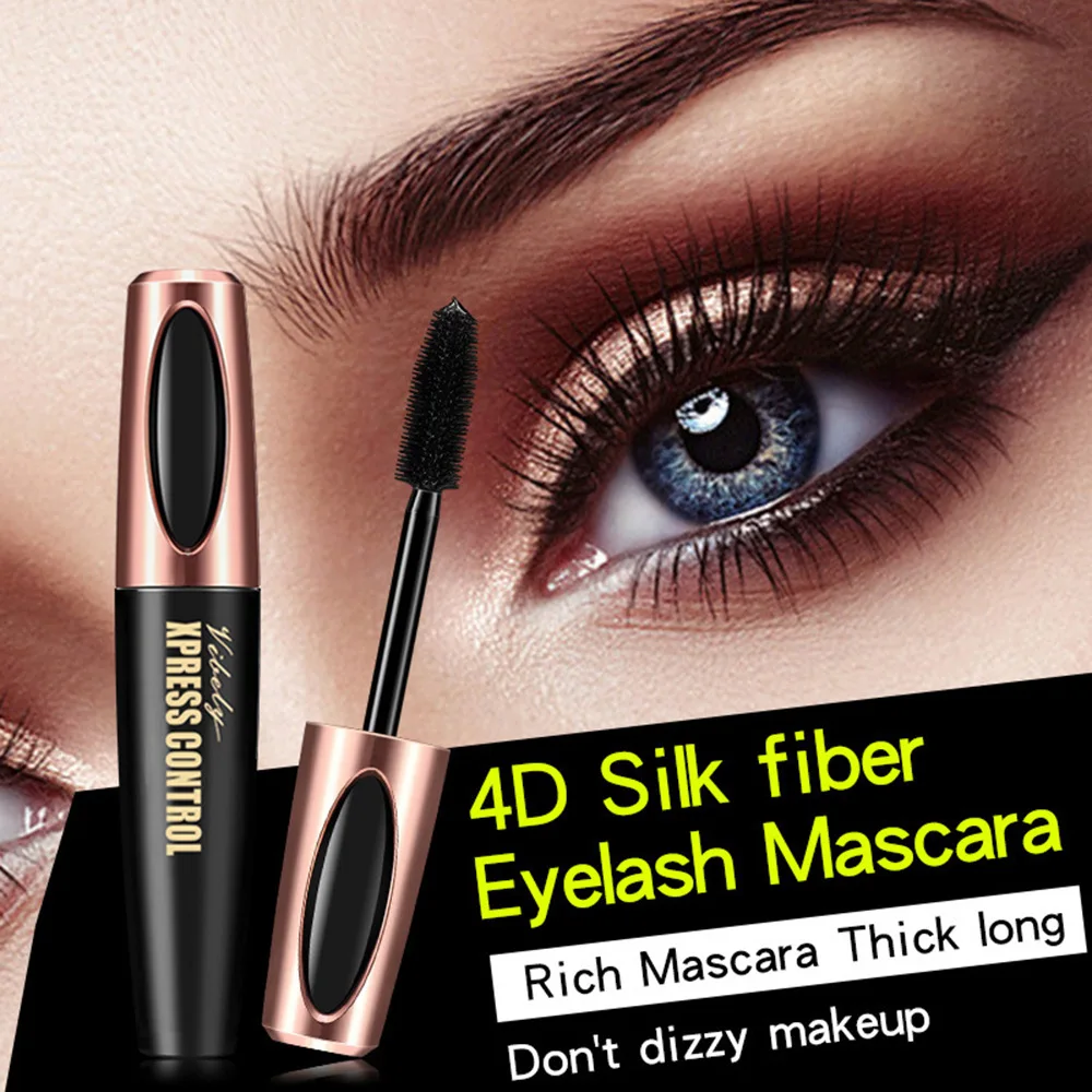 

1pcs Black Ink Alobon 4d Fiber Lashes Mascara Individual Curl Eyelash Extension Colossal Mascara Volume Express Makeup mascara