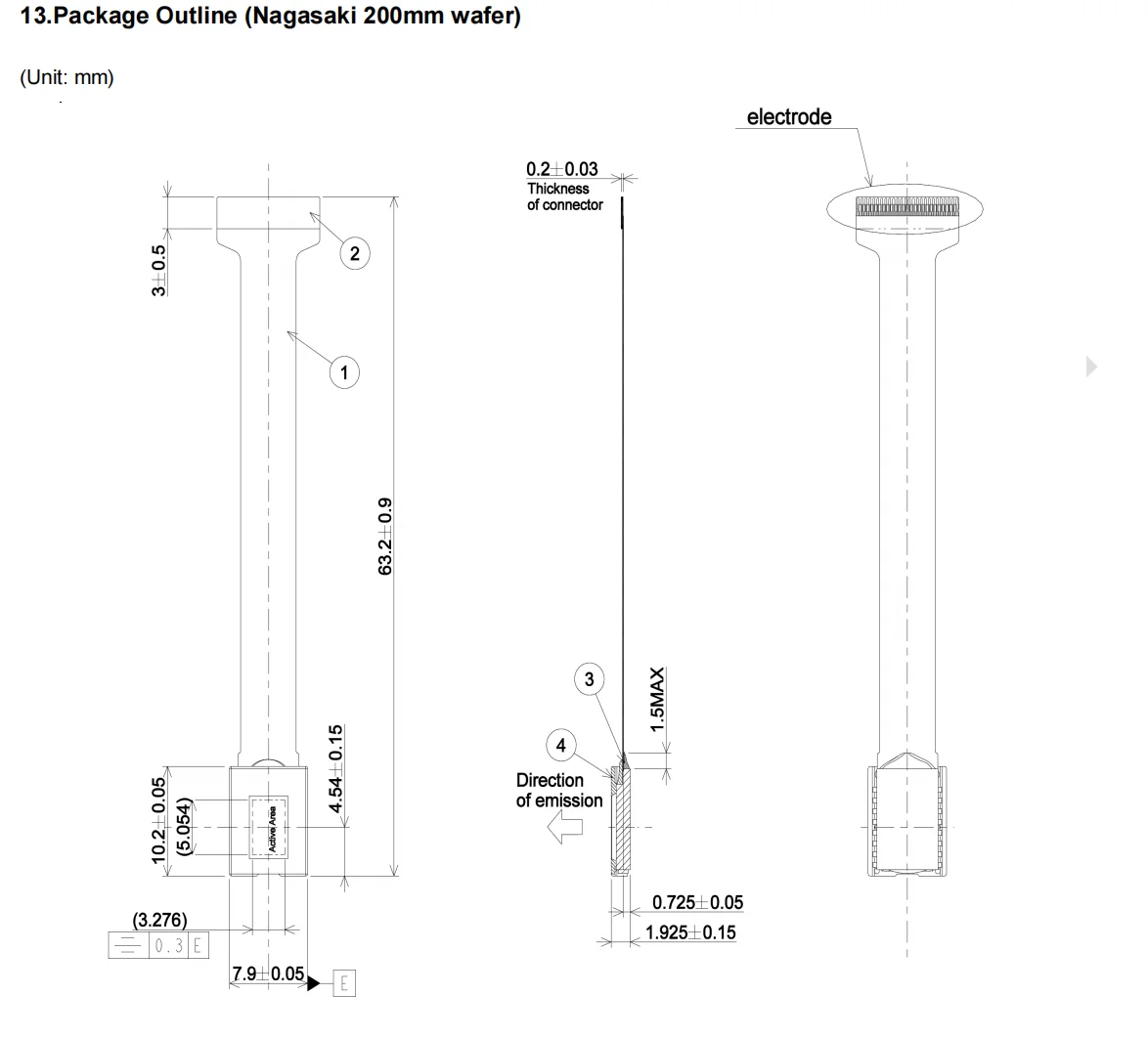 Оригинальный новый ECX336BF 0 23 дюйма 640*400 OLED-микродисплей полупроводниковые решения