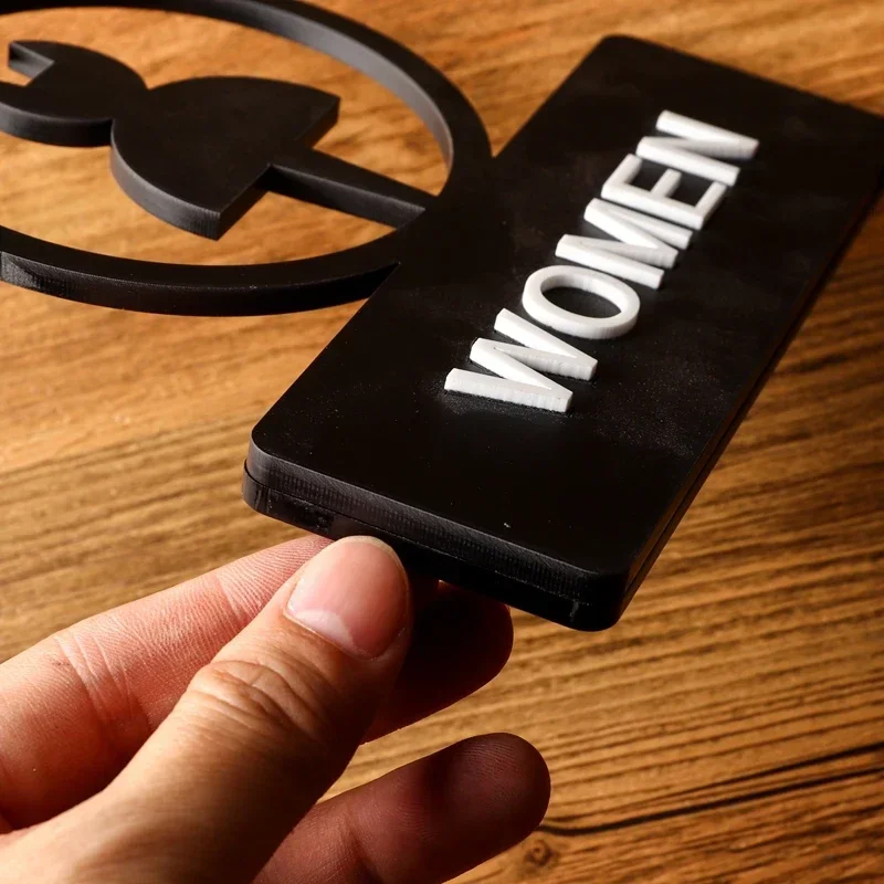 Вывеска для ванной комнаты туалета мужчин и женщин вывеска вывеска-напоминание