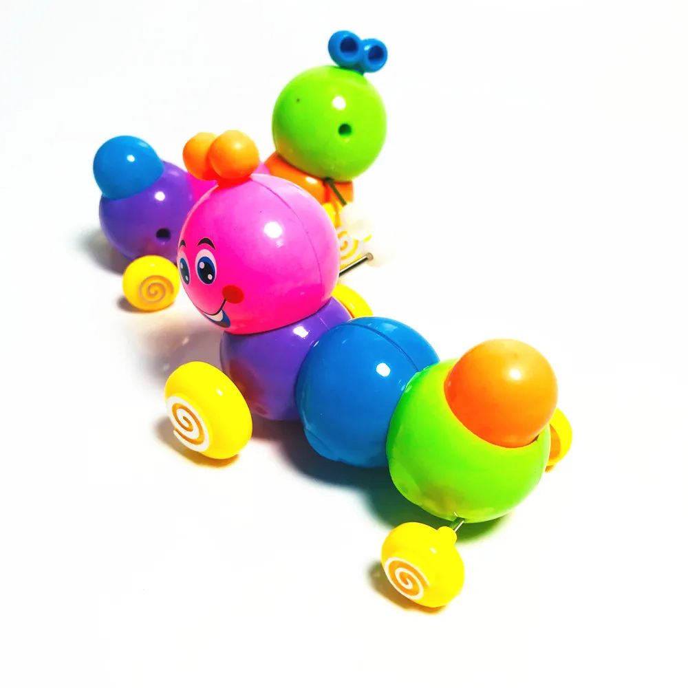 Детская заводная игрушка гусеница