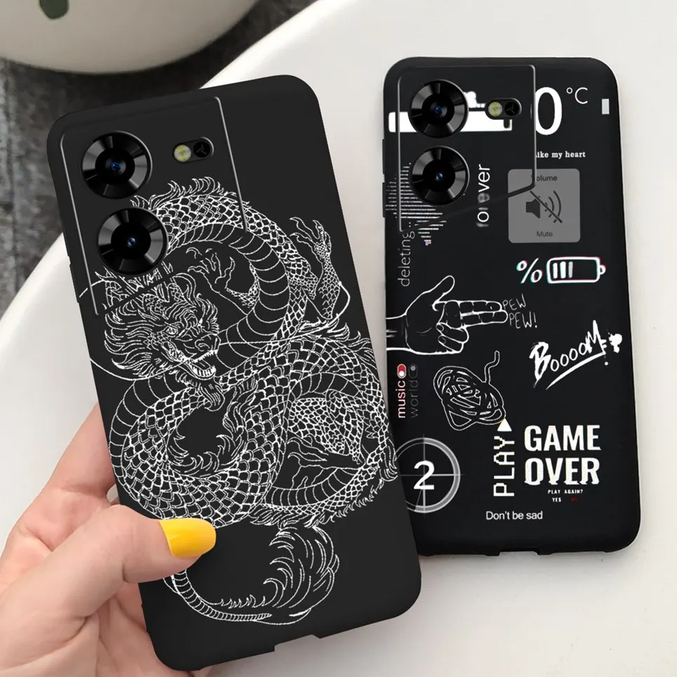 Мягкий силиконовый телефонный чехол для Tecno Pova 5 POVA5 Новинка 2023 модный крутой