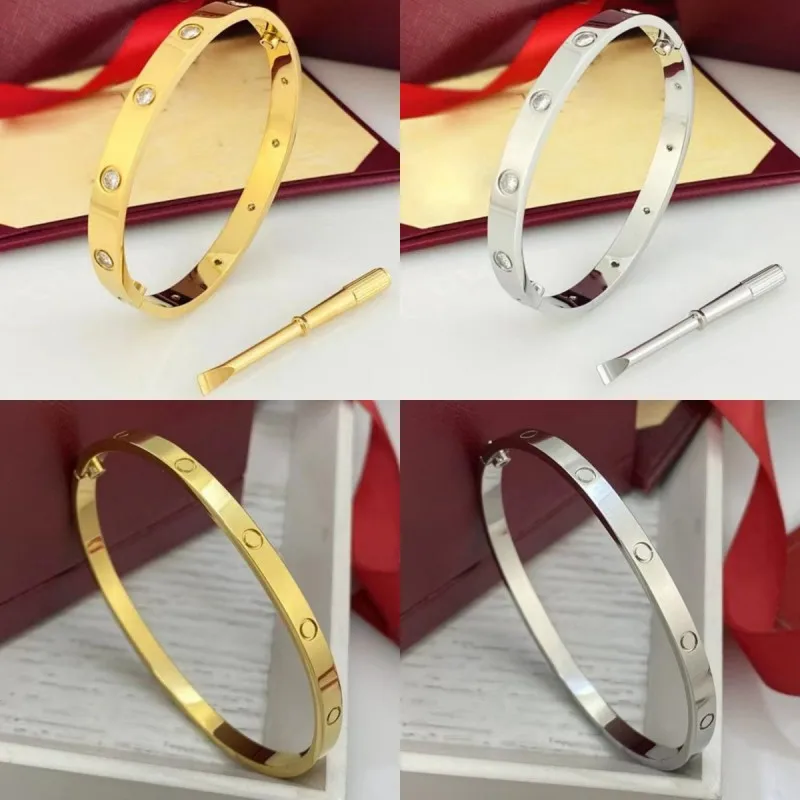 

Женский роскошный браслет из титановой стали 18 К, не выцветает