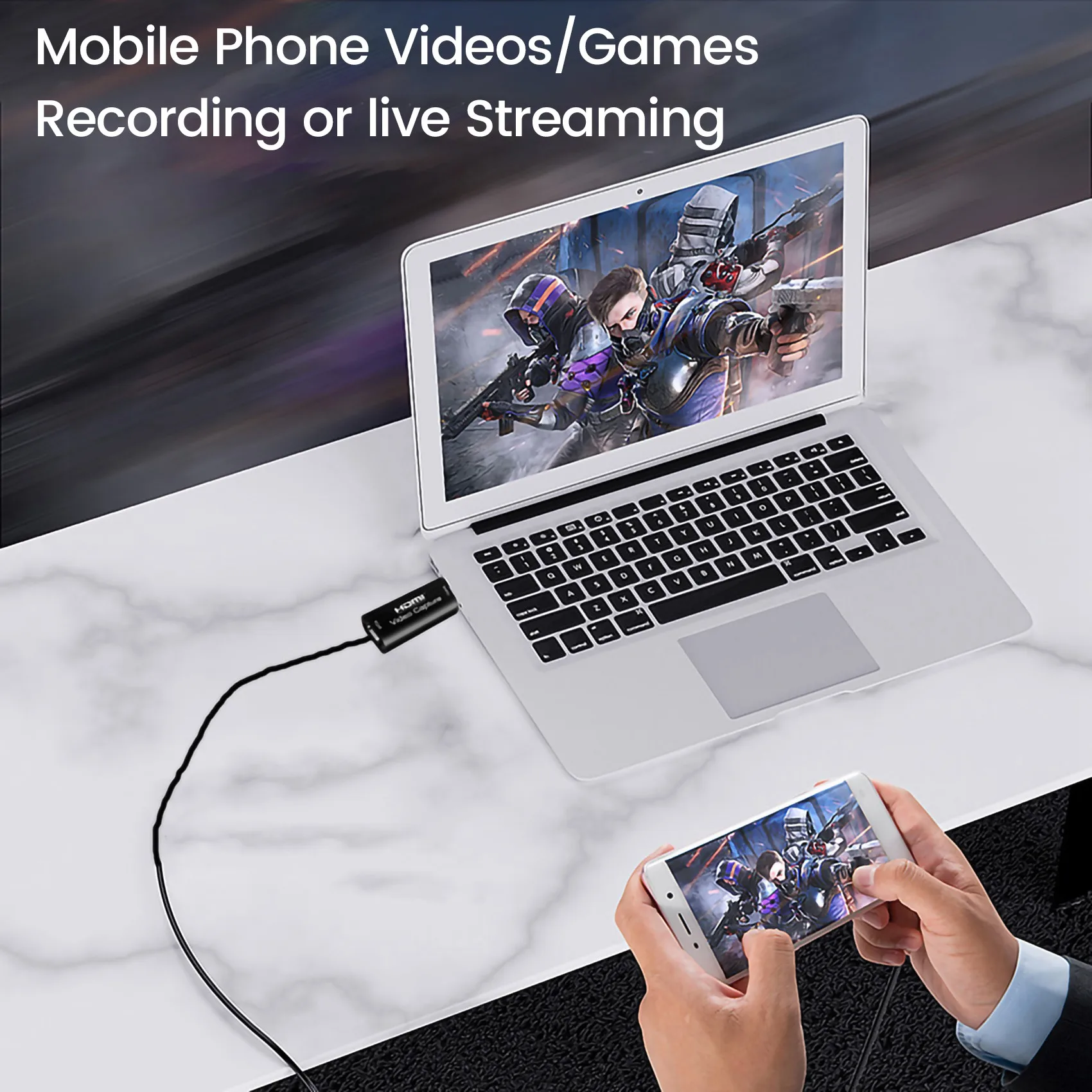 Карты захвата аудио-видео HDMI-USB 2.0 1080P 4K Запись через DSLR-видеокамер Экшн-камера для