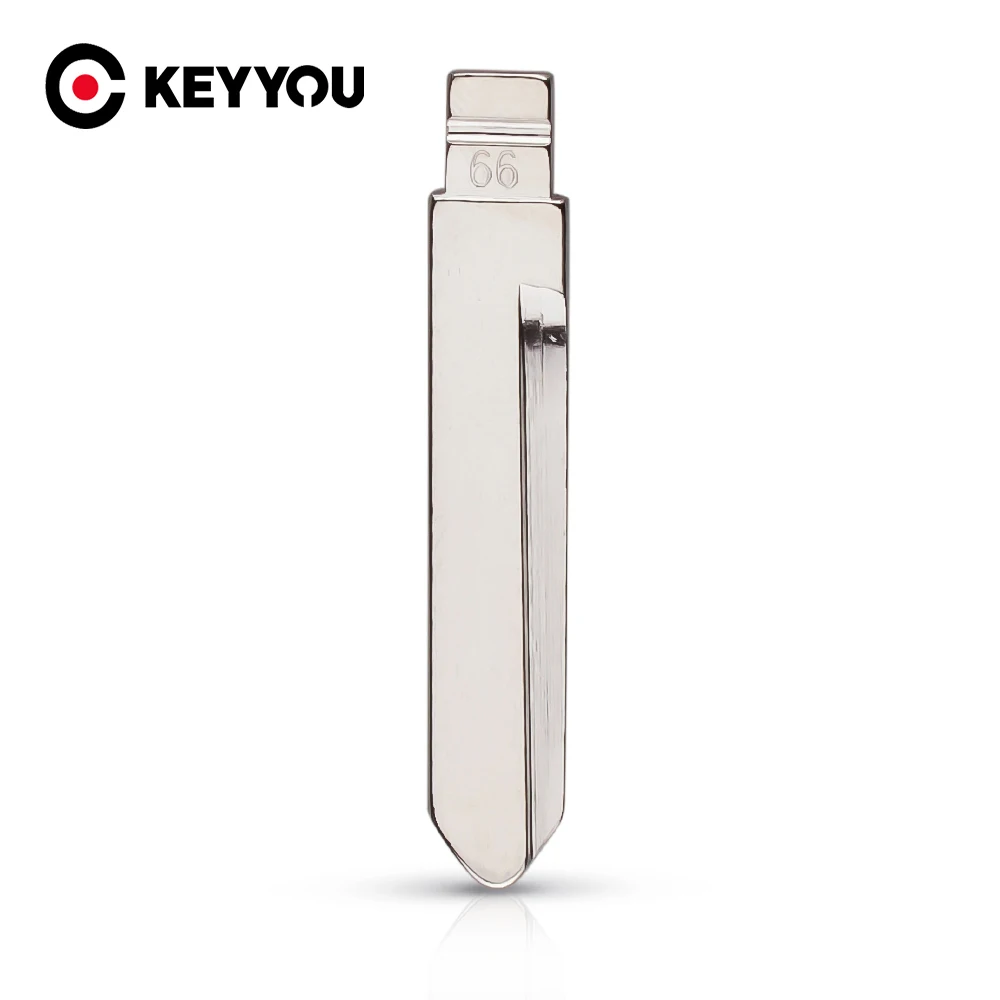 

KEYYOU Средний слот № 66, лезвие ключа для BYD F0 флип-блейд 66 #