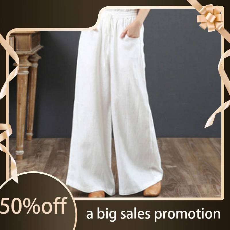 

Комбинезон из 2022 хлопка и льна, с высокой талией