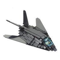 us f 117 stealth bomber model building blocks diy educational military f35 fighter bricks toys gift for children